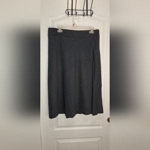 TALBOTS/ 12P / Gray wool skirt
